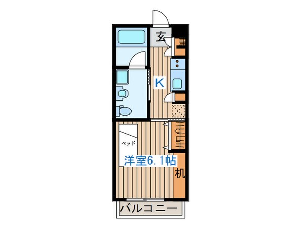 グレイス貝ヶ森の物件間取画像